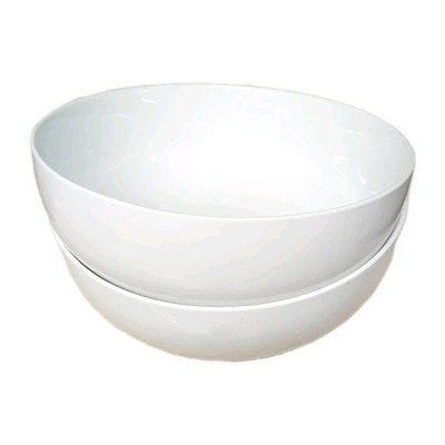 Neu Matalan Homesense weiß Keramik Servierschale x 2 Durchmesser 22,5 cm