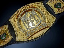 Fantasy Football Championship Belt Trophy | Gold FFL Champion Wrestling Style
