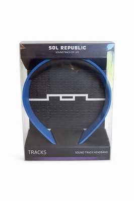 Sol Republic Tracks Headband Blue Brand New 1305-36
