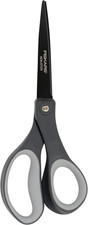 Fiskars 8" Non-Stick Titanium Softgrip All Purpose Scissors for Office