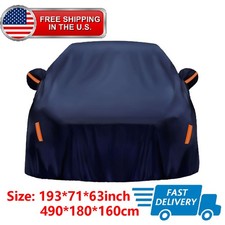 190t Full Car Cover Outdoor Waterproof Sun All Weather Protection 490x180x160cm 190t Full Car Cover Outdoor Waterproof Sun All Weather Protection 490x180x160cm
