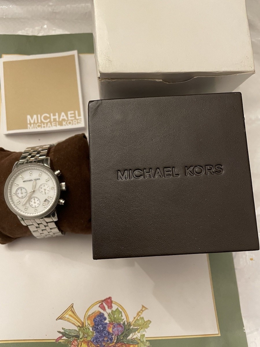 Michael Kors MK5020 Chronograph Mother Of Pearl Dial Ladies Watch Michael Kors Jet Set MK5020 Women Stainless Steel Analog  main image 2
