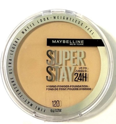 Maybelline Super Stay up to 24-HR Hybrid Powder Foundation Matte Finish - 120