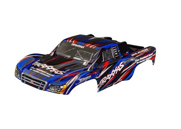 Traxxas Slash Blue/Red Body with Front & Rear Clipless Lower Mounts 2WD/VXL/4x4 - Image 4 of 4