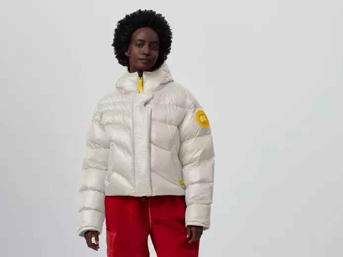 Cropped canada cheap goose jacket