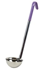 6oz, Ladle, One-piece, Purple, S/S, Allergen Free (12 Each)