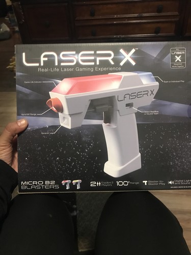 2 BLASTERS - Laser X Two Player Micro B2 Blaster Laser Tag Gaming Set NEW | eBay