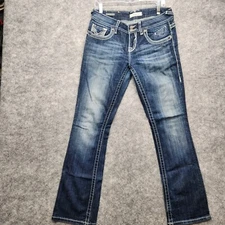 Vigoss Bootcut Jeans Women's Size 29 W 31 L 31 Dark Blue Denim