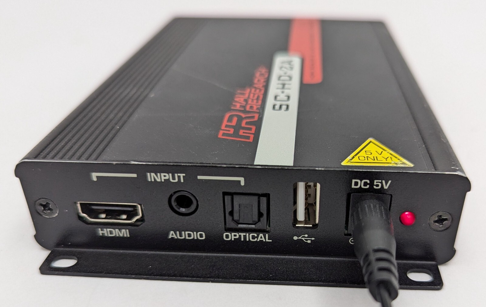 Hall Research 4K HDMI Scaler and Audio Embedder/Extractor SC-HD-2A w/ Adapter #2