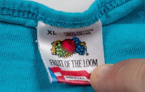 Vintage 1990s Fruit of The Loom Teal Blue US Made Single Stitch Tank Top Shirt L - Picture 10 of 10