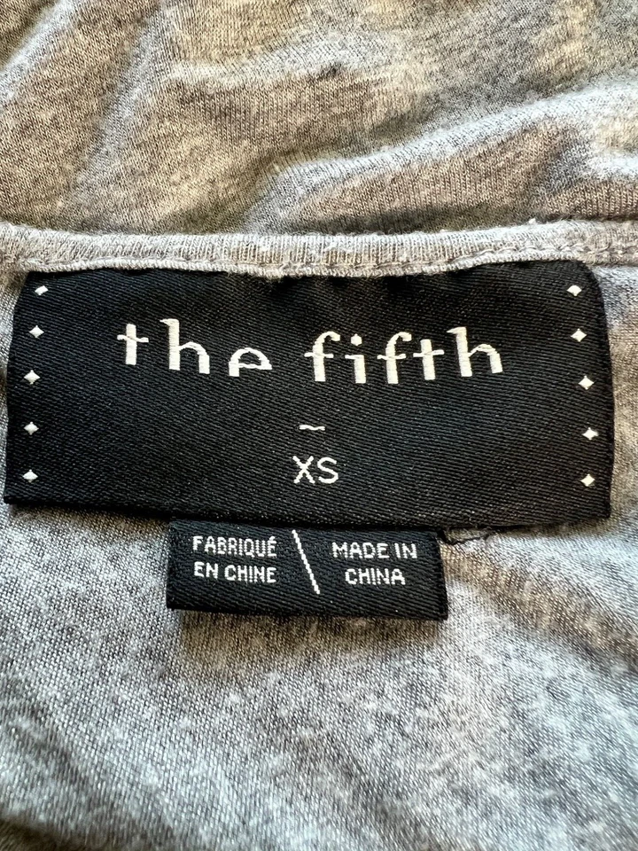 Camiseta sin mangas para mujer The Fifth gris XS con tiras fluida Foto 2 de 4