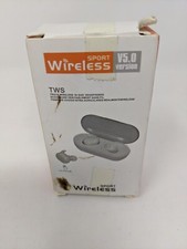 Sport Wireless V5.0 Version Earbuds Calls, Music, Active, Open Box