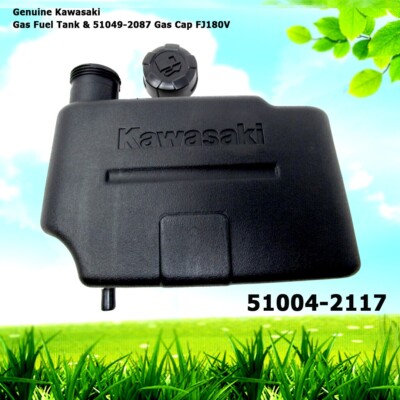 Genuine Kawasaki 51004-2117 Gas Fuel Tank & 51049-2087 Gas Cap for