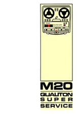 Qualiton M20 - Węgierski magnetofon - Instrukcja serwisowa 1968
