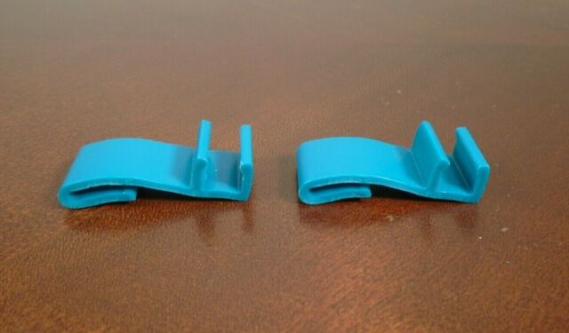 13 Dead End Drive Board Game 2 Replacement Blue Clips Parts Pieces MB 1993 13 Dead End Drive Board Game 2 Replacement Blue Clips Parts Pieces MB 1993
