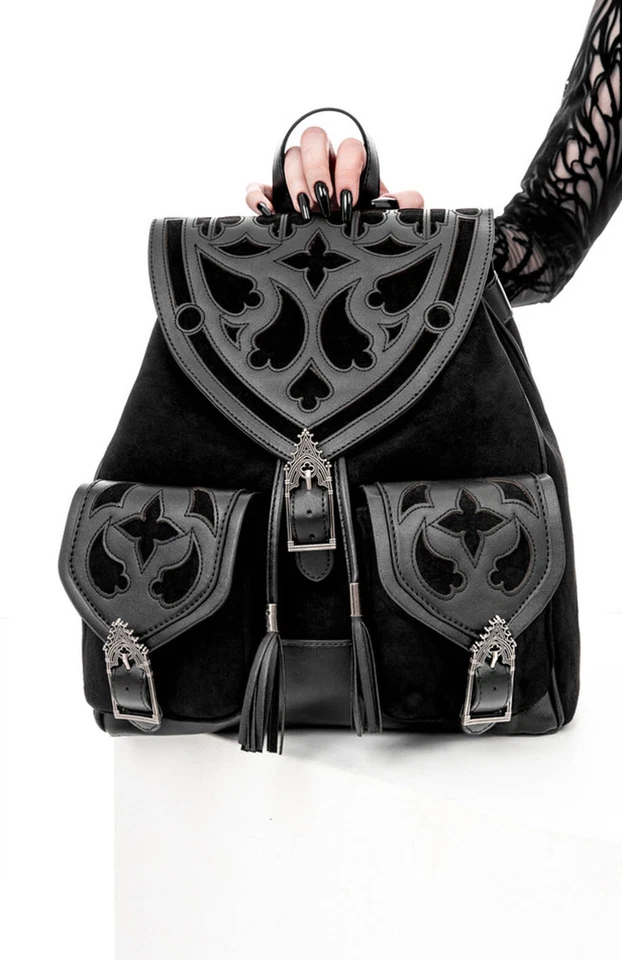 Restyle Rucksack Cathedralis Kirchenfenster Wicca Hexe Mittelalter gothic witch