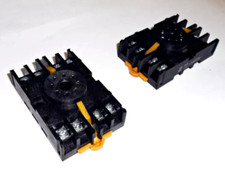 Omron 8PF-A Relay Base Lot of 2 Pieces  13198EL