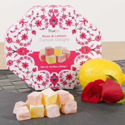 300g Mixed Nut / Rose Lemon / Mixed Flavour Turkish Delight Christmas Stocking - Picture 4 of 19