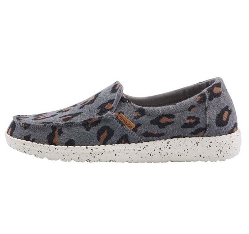 Hey Dude Women Misty - Charcoal Cheetah 