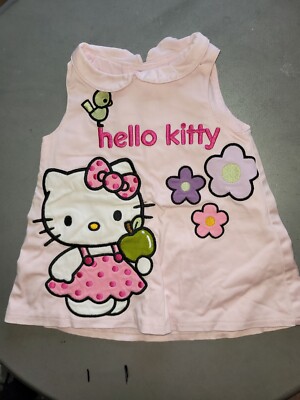 HELLO KITTY KLEID ROSA H&M BABY  GRÖßE 62cm 0-3 MONATE KLEIDCHEN