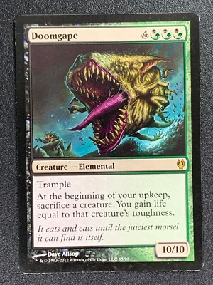 Doomgape 65/90 Izzet vs Golgari Rare  Magic MTG 2012 NonFoil  