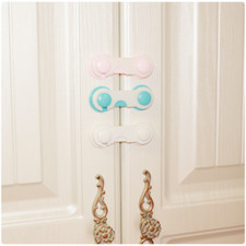 10 Pcs  Safety Lock Drawer Cupboard Cabinet Fridge Door Proof Kit