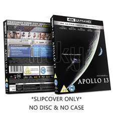 Apollo 13 4K Ultra Bluray Slipcover Only Custom Handmade NO DISC 