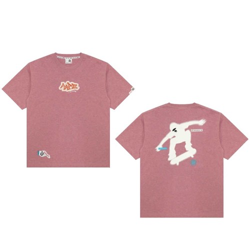 A BATHING APE Ape Head One Point Tie Dye Shirt Short Sleeve Shirt