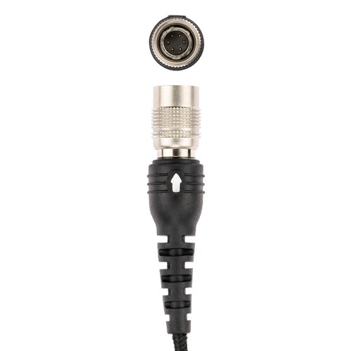 Kit de auriculares de repuesto de liberación rápida de micrófono de solapa de policía PTT Hirose apto para Motorola - Imagen 2 de 8