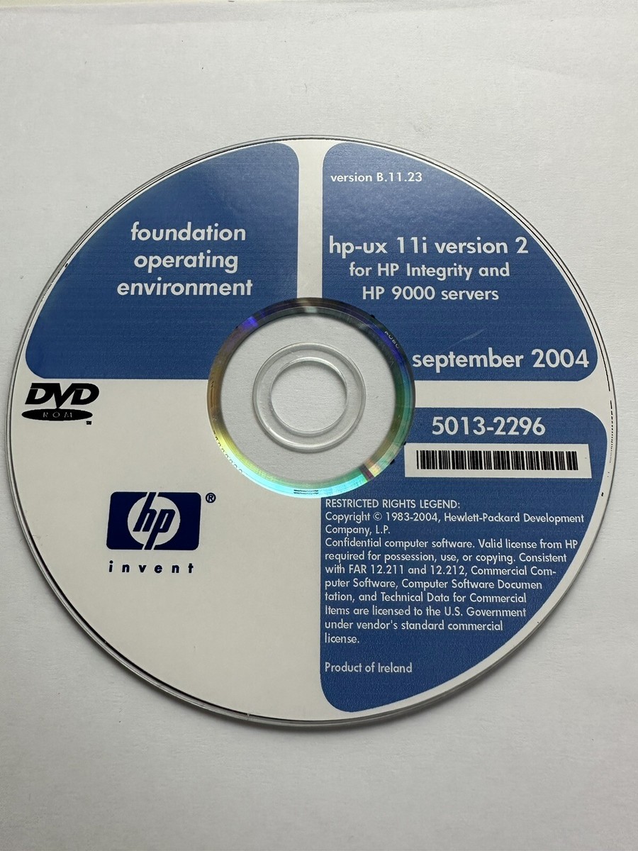 hp-ux 11i operating environment メディア10枚 HP-UX Operating