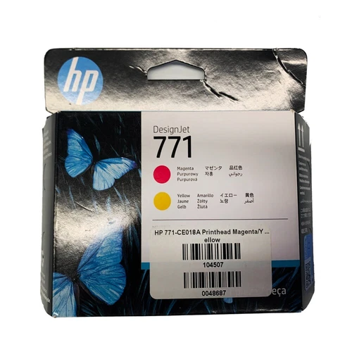HP 771 Genuine Printhead CE018A Magenta/Yellow Expire 2025