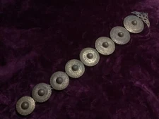 Vintage Philippine Kulintang Gongs Art Decor Set of 8 Handmade Numbered Brass