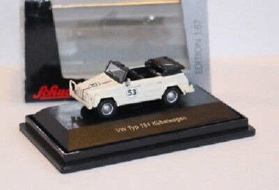 SCHUCO VW 181 Kübelwagen Herbie 53 / The Thing 1:87 EDITION weiß / white - OVP