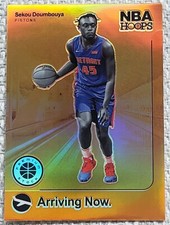 Sekou Doumbouya 2019-20 Panini NBA Hoops Premium Stock Arriving Now Gold Prizm 