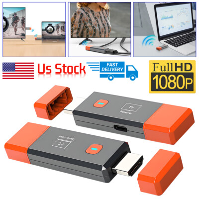 1080P / 60Hz Wireless HDMI Extender Transmitter Receiver Adapter TV Stick Dongle
