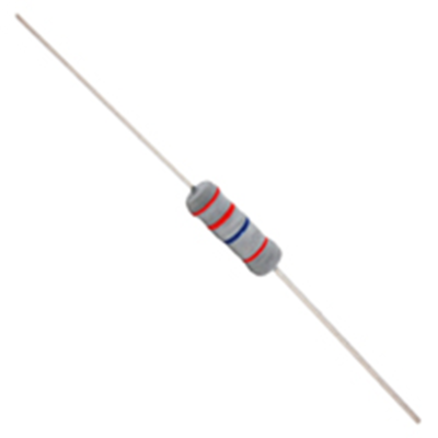Resistenza NTE 2W410 2 Watt 100k Ohm - Film Ossido Metallo Ignifugo (2 Pezzi)