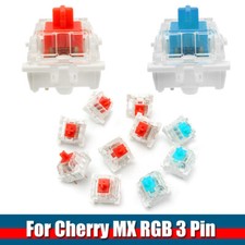 For Cherry MX RGB 3 Pin Mechanical Key Switch Plate Mount LOT VARIOUS QTY/COLORS