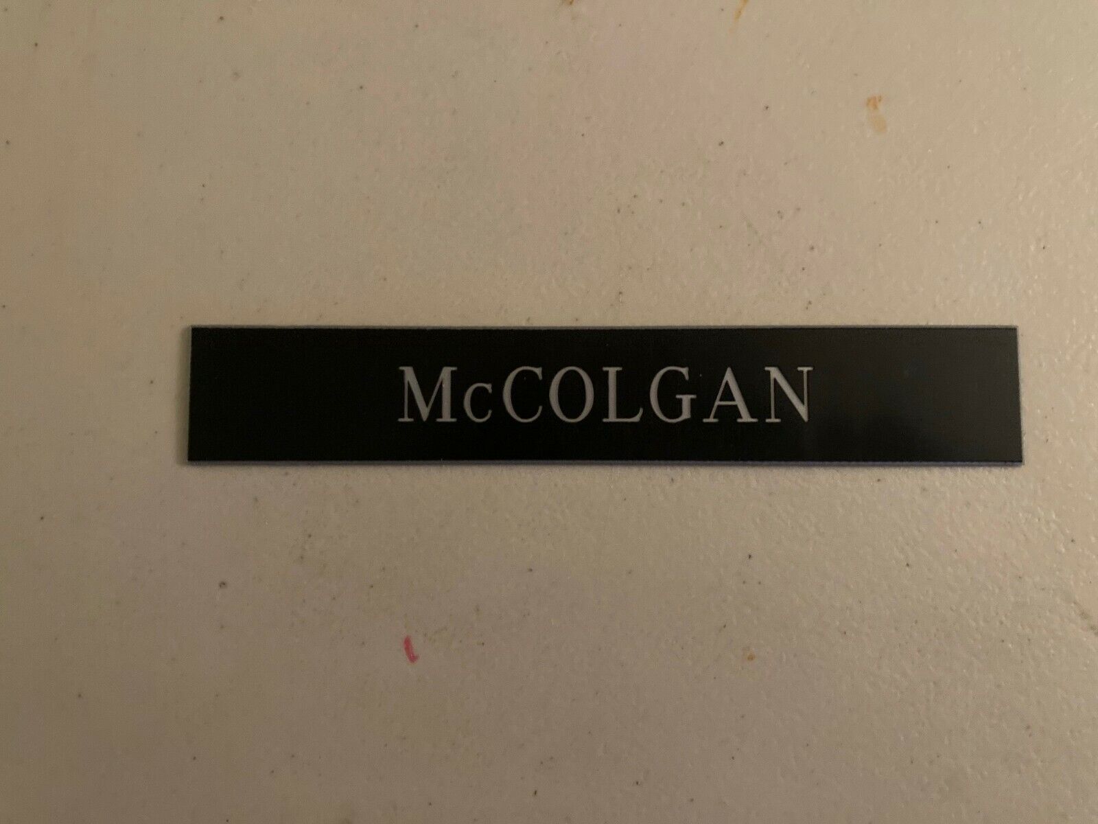 MCCOLGAN Manchester Monarchs Game Used Room 5 popular Locker Sales results No. 1 Nameplate ECH