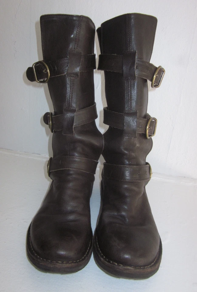 $585 FIORENTINI+BAKER Marrón 7040 Botas de ETERNIDAD ICÓNICAS CelebFave 36.5 Se adapta a 7.5 Foto 4 de 4