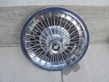 Vintage Oem 1963-1967 Buick 15 Wire Spoke Spinner Hubcap Wheel Cover 63 Riviera