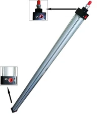 Pneumatic Aluminum Cylinder Single Rod Double Acting Bore 1.5'' Stroke 40'' New