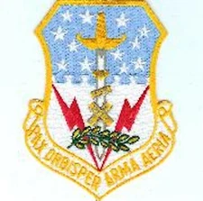 5.25" AIR FORCE 341ST BOMB WING PAX ORBISPER ARMA AERIA EMBROIDERED JACKET PATCH