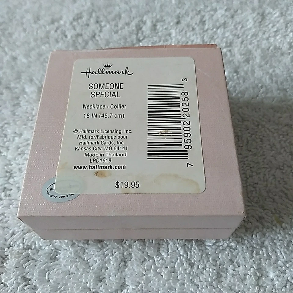 Ожерелье из чистого серебра Hallmark Someone Special Love You With All My Heart 18 дюймов - Изображение 4 из 4