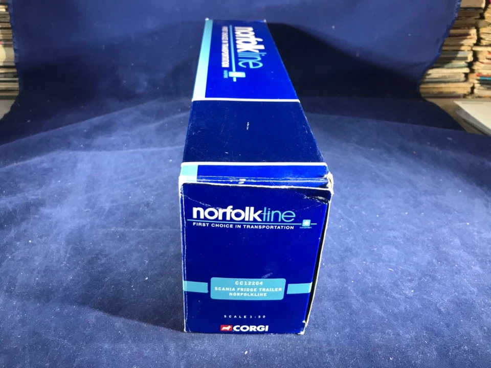 K-66 CORGI 1:50 SCALE DIE CAST TRUCK - CC12204 SCANIA FRIDGE TRAILER - NORFOLK - Image 4 of 4