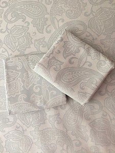 Pottery-Barn-Full-Queen-Duvet-Cover-2-Pillow-Shams-Pale-Green-Jacquard-Paisley