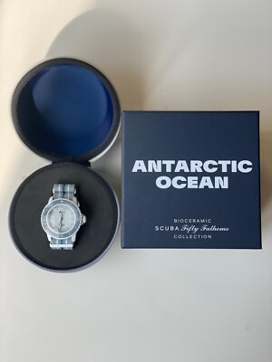 Swatch x Blancpain Fifty Fathoms Antarctic Ocean (SO35S100) FAST SHIP w/ receipt