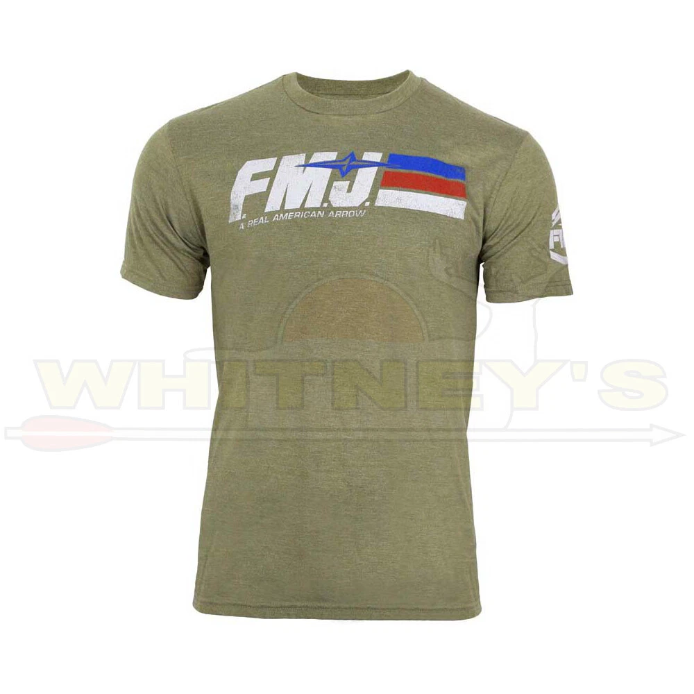Easton Archery FMJ Flag T-Shirt - Green - Medium - 828420