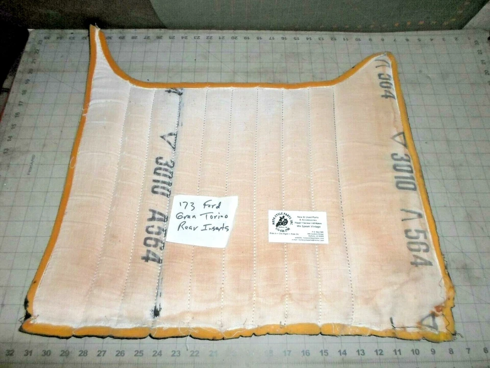 FUNDA ASIENTO SUPERIOR TRASERO DERECHO FORD GRAN TORINO USADA 1 CANTIDAD ENVIO GRATIS Foto 2 de 2