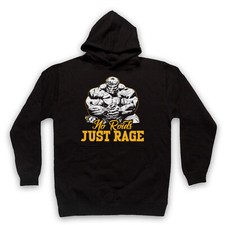 NO ROIDS JUST RAGE BODYBUILDING WEIGHTLIFTING  SLOGAN UNISEX ADULTS HOODIE