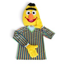 Sesame Street Adult Bert Costume NWT Shirt With Used Gloves And 3X Mask READ